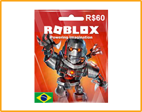 Cartão Presente Roblox R$ 60 Reais