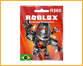 Comprar R$ 60,00 Reais Roblox Gift Card (BR) Robux